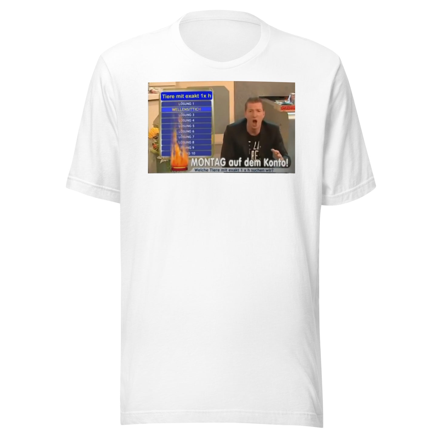 GRÖSSTER TV-AUSRASTER "Besonnenheit" - T-Shirt